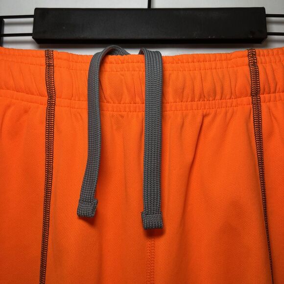 Under Armour Combine Training Athletic Shorts Mens Size Small Bright Orange EUC - Picture 4 of 11
